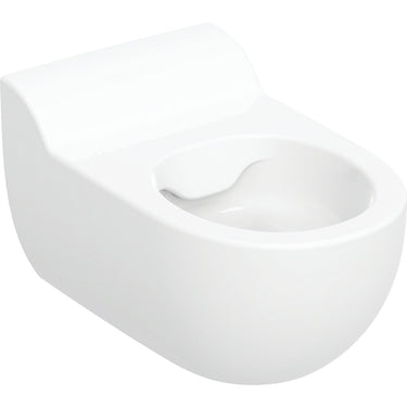 Geberit Bambini væghængt børnetoilet Rimfree u/toiletsædehuller: T=53 cm hvid - 1