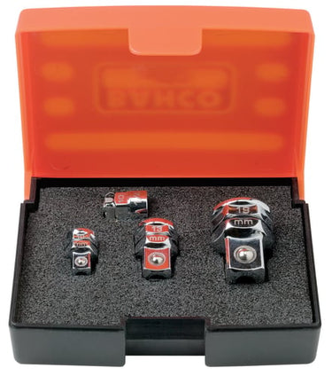Bahco adaptersæt 10mm->1/4" indv.+udv.- 13mm->3/8" - 19mm->1/2" - 1