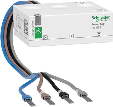Energimåler PowerTag 3PN 63A Flex med 25cm ledning direkte montage og måling af energi - 1