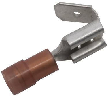 Isol. spademuffe m/afgr. A1507FLSH 0,5-1,5mm² 6,3x0,8 Rød - 1