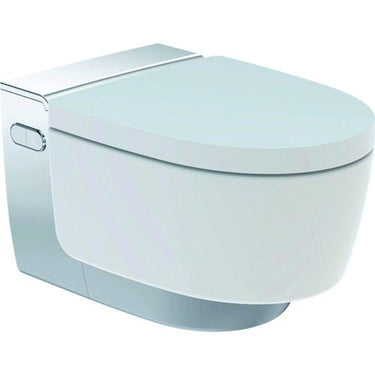 Geberit AquaClean Mera Classic douchetoilet væghængt krom/hvid - 1