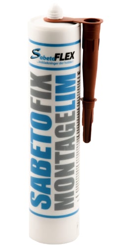 SabetoFLEX montagelim teglrød 290 ml - 1