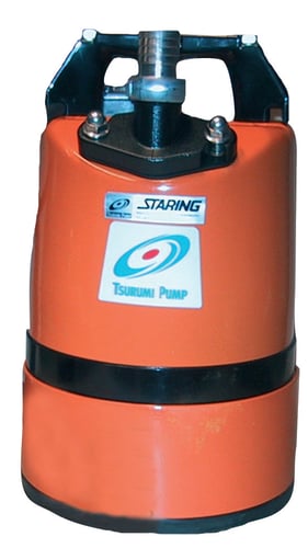 480W Tsurumi entreprenørpumpe LSC1.4S Lavsugspumpe 1" - 1