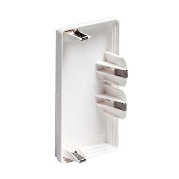 Endestykke TEK-ES100 RAL9016 hvid - 1