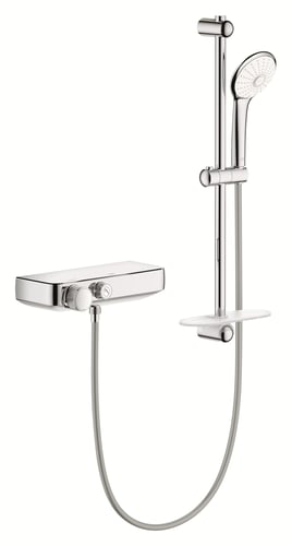 GROHE Grohtherm SmartControl termostat til brus med tilbehør krom - 1
