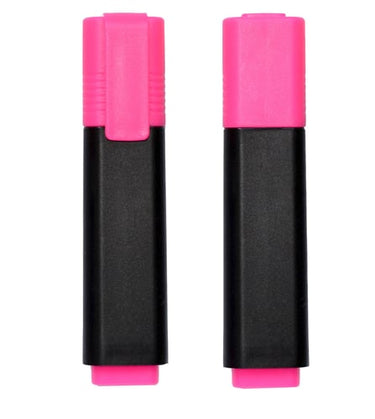 Tekstmarker Q-Line rosa - 1