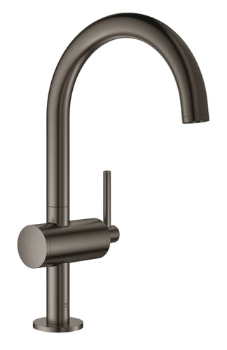 GROHE Atrio håndvaskarmatur L med pop-up bundventil grafit 32042AL3 - 1