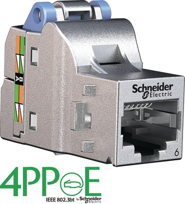 Actassi konnektor RJ45 Cat 6 S1 STP til dataudtag og patchpanel Godkendt til 4PPoE 12 stk - 1