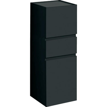 Geberit Renova Plan halvhøjskab 390 x 360 x 1140 mm 2 låger Lava højkomprimeret trelags-spånplade matlakeret - 1