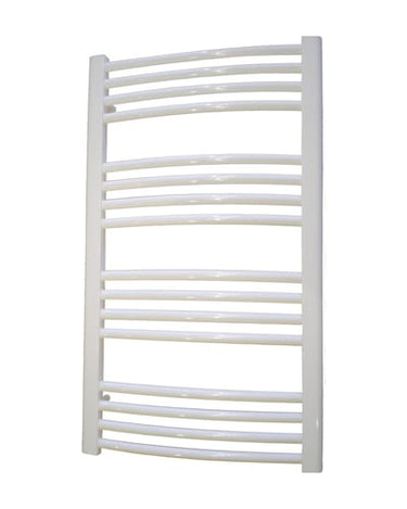 KRISS Round håndklædetørrer 860x500mm hvid - 1
