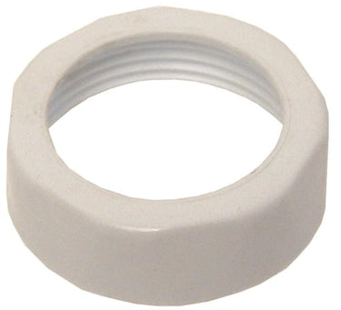 Omløber 1 1/4" hvid plast - 1