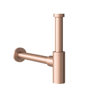 Damixa vandlås t/hv 32 mm x 1 1/4 børstet kobber - 1