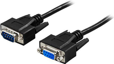 RS232 kabel SUB-D 9-pins han/hun - 1