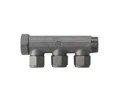 Pettinaroli fordelerrør messing TEA 3 x 15 mm afgrening BI-203PT-15/10 - 1