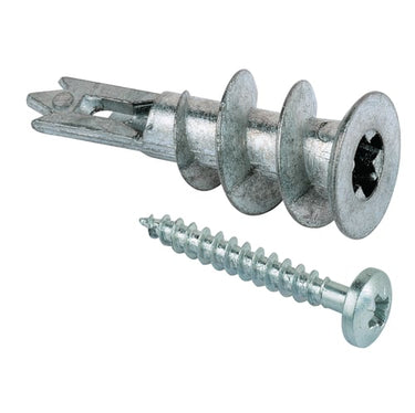 Gipspladedübel metal GKM12 med skrue - 1