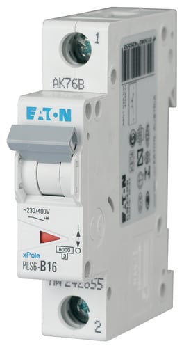 Automatsikring 16A 1P C 1M 6KA - 1