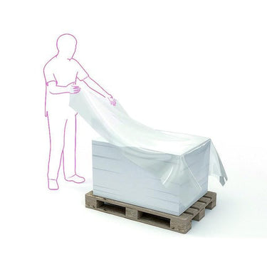 Topfolie i 100% genanvendt plast 1300x1700 200ark/rul sort - 1