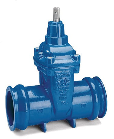 Skydeventil AVK 63 mm indstik muffe/muffe - 1