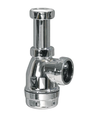 Purus pungvandlås 32 mm x 1 1/4" med teleskoprør forkromet PP - 1