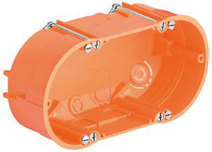 Dåse forfra dobb 2xØ68MM D:47MM - 1