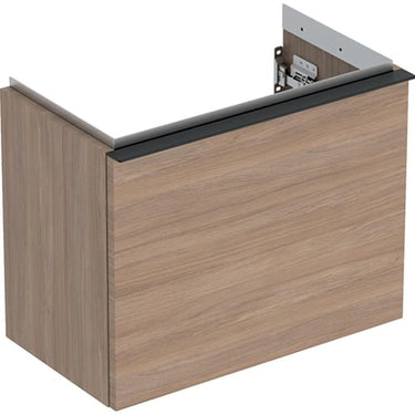Geberit Icon vaskeskab 520 x 307 x 415 mm 1 skuffe eg natur højkomprimeret trelags-spånplade melamin træstruktur - 1