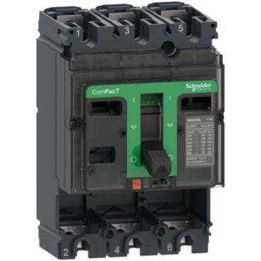 Maksimalafbryder uden strømrelæ ComPacT NSX160N 50 kA ved 415 VAC 50/60 Hz 160 A 3 poler - 1