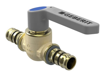 Geberit Mepla kugleventil med betjeningshåndtag d=26 mm 613.061.00.2 messing - 1