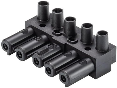 GST18I5 Stik skrue 250V/20A hun 0,5-2,5mm² sort - 1