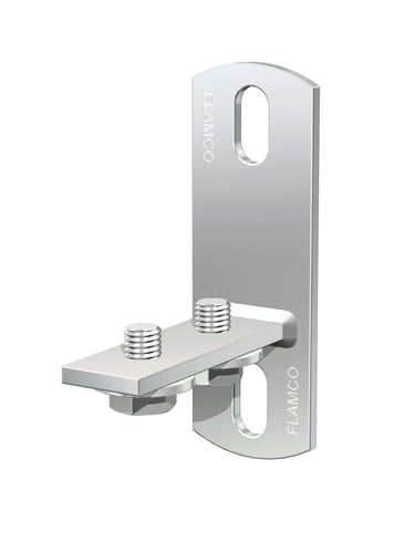Skinneflange KF-V galvaniseret 80/115X40 mm - 1