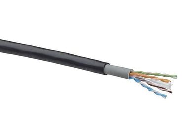 Datakabel KAT6 U/UTP udendørs PE sort Leviton T-1000 afklip - 1