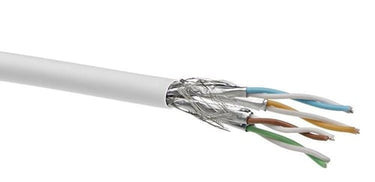 Datakabel KAT6A / KAT7 S/FTP LSF/OH IEC 332.1 - Euro Class Eca hvid T500 Leviton (Brand-Rex) - 1