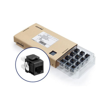 Modular jack eXtreme KAT6A UTP RJ45 110-style 12 bulk pakke Sort - 1