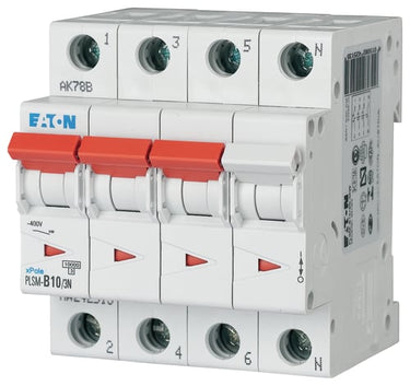 Automatsikring 10A 3P+N D 4M 10KA - 1