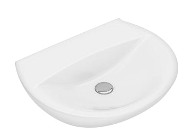 Ifö Spira håndvask 60 cm u/hh u/overløb hvid - 1