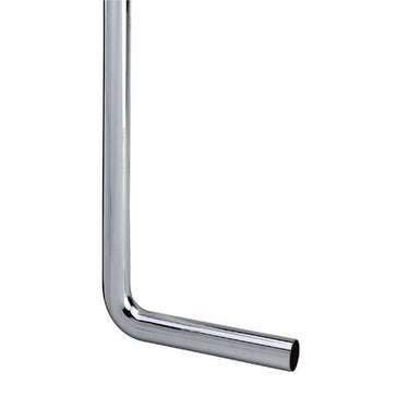 Afløbsrør 90° 40 x 220 x 680 mm forkromet - 1