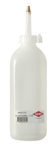 Olieflaske 1,0 liter messing spids - 1