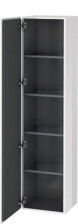 Duravit L-Cube højskab 176 x 40 x 36 cm hvid højglans venstrehængslet - 1