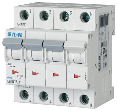 Automatsikring 16A 3P+N D 4M 10KA - 1
