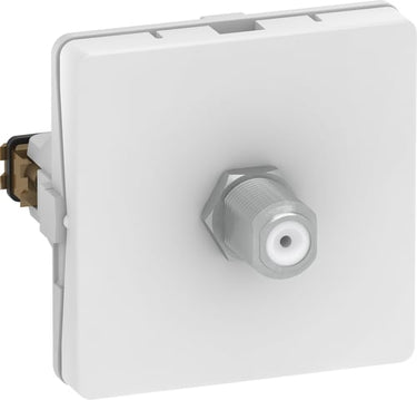 LK FUGA F-connector udtag 1 modul hvid - 1