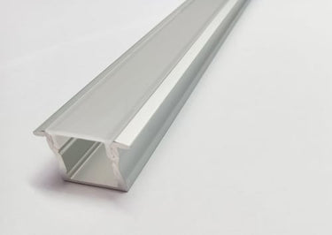 Alu profil 9 med opal cover - 2,5 m - 1