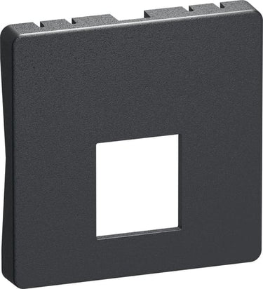 LK FUGA afdækning for Dataudtag for 1x Keystone RJ45 (Small/Large) 1 modul koksgrå - 1