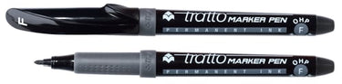 Lyra Tratto Marker F Sort 0,7mm - 1