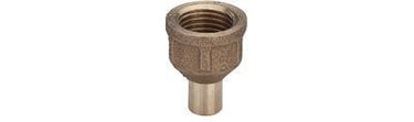 Viega indstiksstykke nippel/muffe 12 mm x 3/8" rødgods - 1