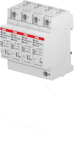 Transientbeskyttelse type 2+3 3-polet+nul - 1