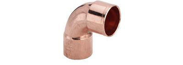 Viega vinkel 90° m/m 42 mm kobber - 1