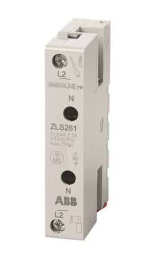 Smissline tilslutningsblok for L1/N 2,5...25mm² kun 1 leder 1 modul 63A 18mm bred - 1
