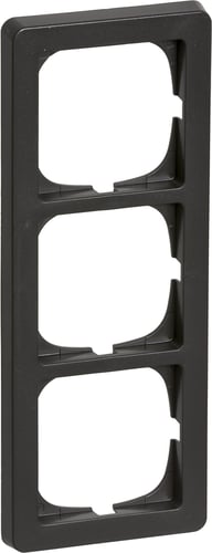 FUGA ramme Baseline 63 3 modul koksgrå - 1