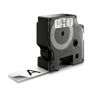 DYMO D1 tape sort/hvid 24mmx7m - 1