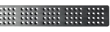 Unidrain ClassicLine square rist - børstet rf stål 1604 1000mm - 1