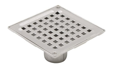 BLÜCHER boligafløb Ø50/145x145mm LL til beton rustfrit - 1